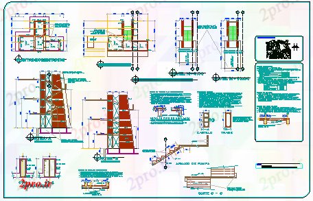 دانلود نقشه جزئیات ساخت و ساز بستر های ی از شنا طراحی (کد58292)