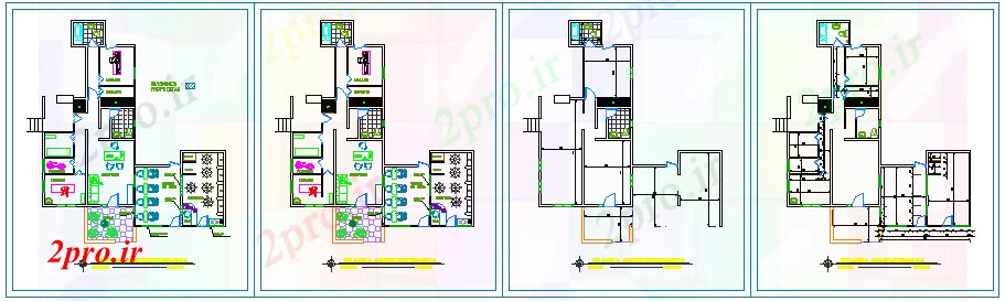 دانلود نقشه بیمارستان - درمانگاه - کلینیک معماری زیبایی شناسی بالینی طراحی طراحی 14 در 16 متر (کد58332)