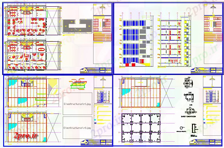 دانلود نقشه جزئیات ساختار ساختاری طراحی هواپیما از ساختمان اداری طراحی (کد58351)