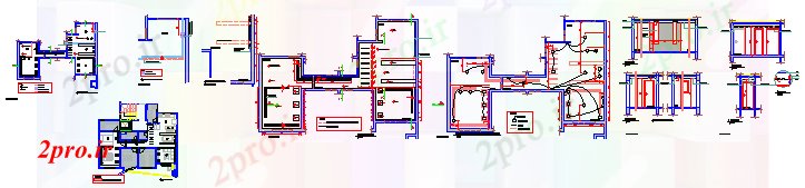 دانلود نقشه طراحی داخلی سقف گچ و نقاط روشنایی طراحی (کد58374)