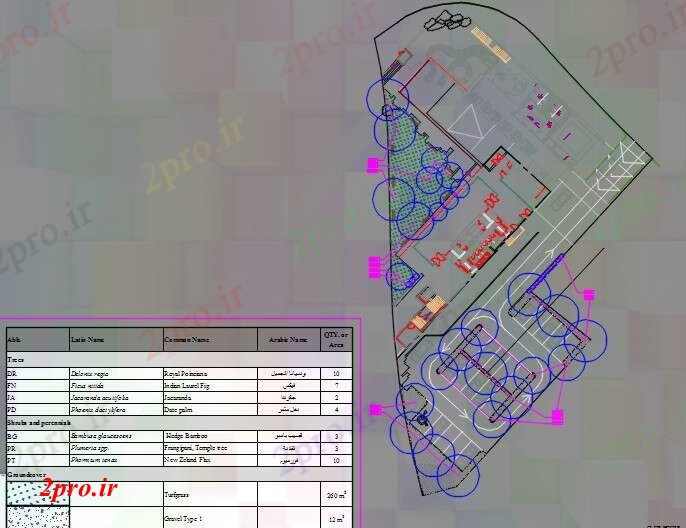 دانلود نقشه باشگاه باشگاه طرحی کاشت خانه 30 در 34 متر (کد59168)