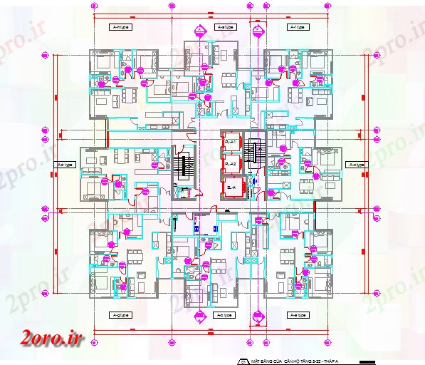 دانلود نقشه مسکونی  ، ویلایی ، آپارتمان  طرحی مبلمان طرحی آپارتمان   (کد59176)