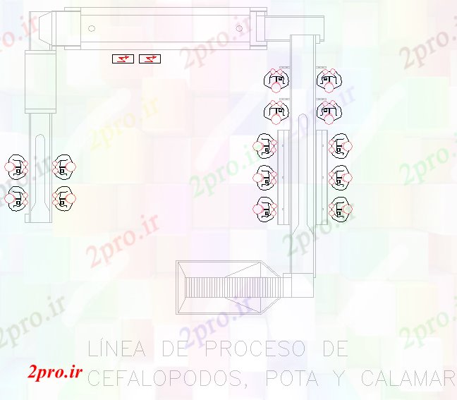 دانلود نقشه جزئیات ساخت و ساز جزئیات خط روند غلاف جمجمه، (کد59317)