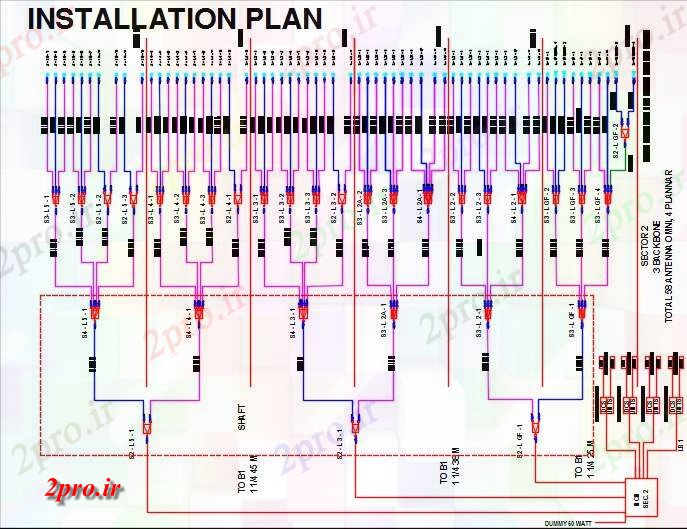 دانلود نقشه کارخانه صنعتی  ، کارگاه ثانیه شماتیک 2 (کد59320)