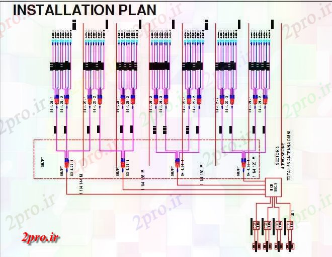 دانلود نقشه کارخانه صنعتی  ، کارگاه ثانیه شماتیک 5 (کد59324)