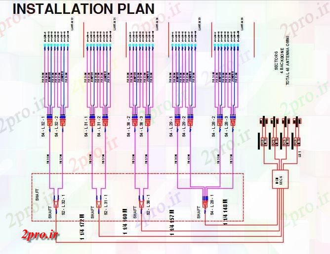 دانلود نقشه کارخانه صنعتی  ، کارگاه ثانیه شماتیک 6 (کد59326)