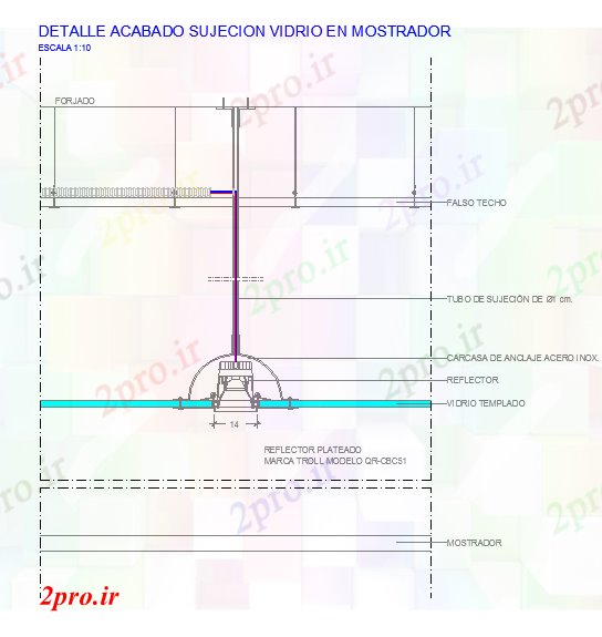 دانلود نقشه جزئیات ساخت و ساز شمارنده عینک طراحی طراحی (کد59347)