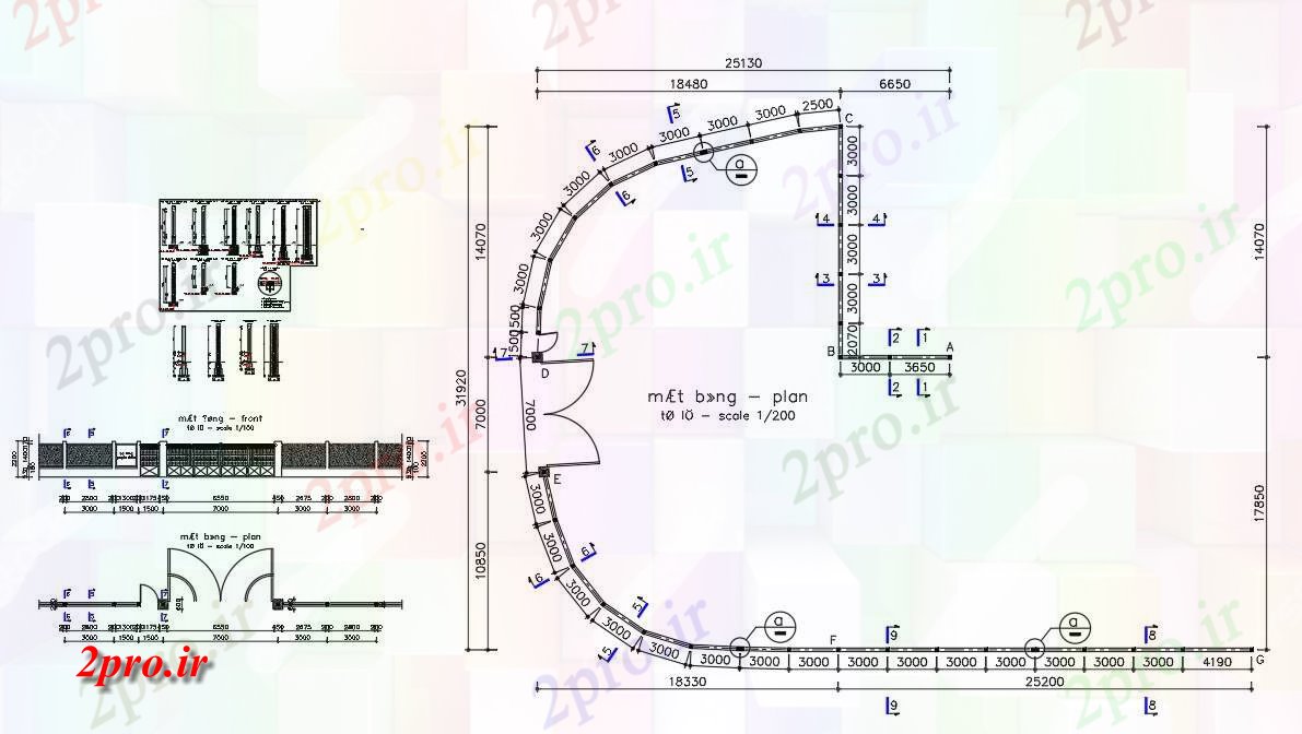 دانلود نقشه جزئیات طراحی در و پنجره  خانه دروازه (کد59501)