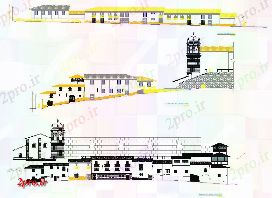 دانلود نقشه کلیسا - معبد - مکان مذهبی Sancristobal معبد (کد59728)