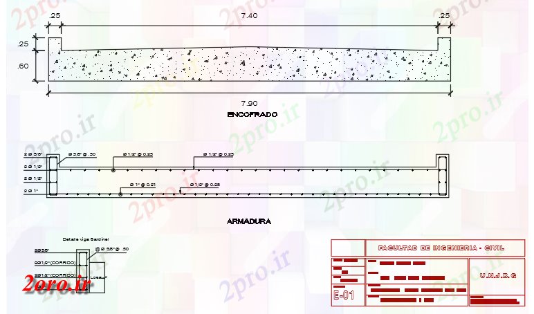 دانلود نقشه جزئیات ساخت و ساز جزئیات دال فولاد پل (کد59819)