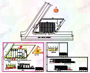 دانلود نقشه کارخانه صنعتی  ، کارگاه کارخانه تشک طراحی (کد59913)