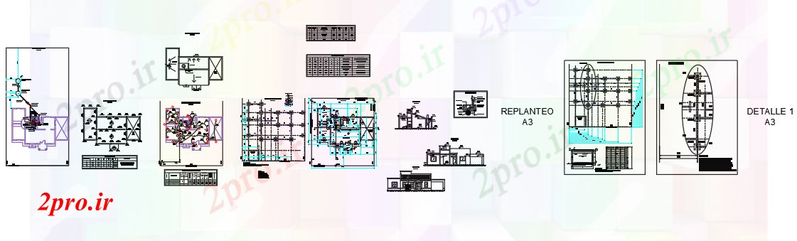 دانلود نقشه جزئیات ساخت و ساز اتاق خواب - مسکن 1 خانواده (کد60028)