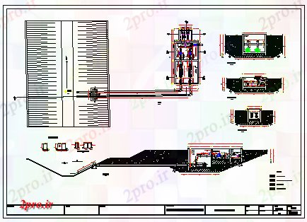 دانلود نقشه کارخانه صنعتی  ، کارگاه مجلس پمپ های طراحی (کد60077)