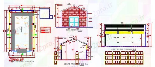 دانلود نقشه جزئیات ساخت و ساز سقف اعتماد طراحی جزئیات (کد60123)
