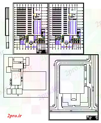 دانلود نقشه ساختمان اداری - تجاری - صنعتی کارخانه ساخت غیر الکلی تولید نوشیدنی ها طراحی 141 در 207 متر (کد60151)