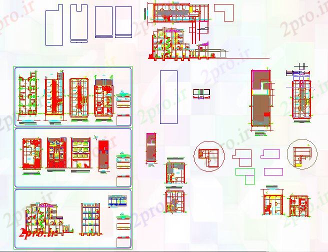 دانلود نقشه مسکونی  ، ویلایی ، آپارتمان  ساختمان اتاق سفارش (کد60210)