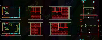 دانلود نقشه سالن جزئیات معماری (کد60223)