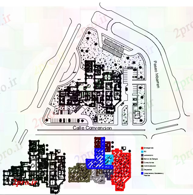 دانلود نقشه بیمارستان - درمانگاه - کلینیک کلینیک طبقه اول 62 در 88 متر (کد60385)