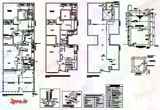 دانلود نقشه خانه مسکونی ، ویلانصب و راه اندازی لوله کشی در مسکن طراحی 7 در 17 متر (کد60526)