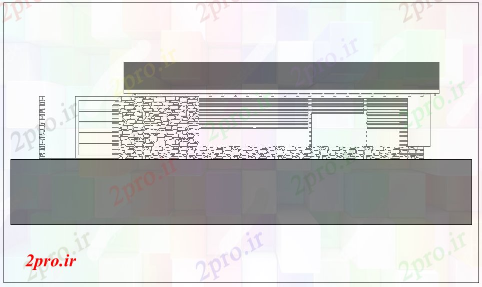 دانلود نقشه جزئیات ساخت و ساز ساخت و ساز طراحی با نما ساختمان (کد60755)