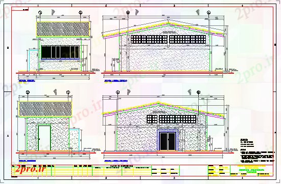 دانلود نقشه هتل - رستوران - اقامتگاه نمای طراحی محصولات غذایی متحد 4 در 7 متر (کد60808)