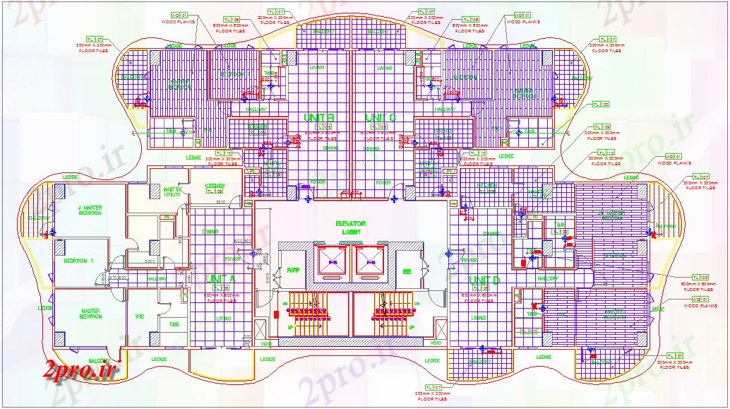 دانلود نقشه جزئیات معماری زندگی دیدگاه اتاق ساخته  برج (کد61068)