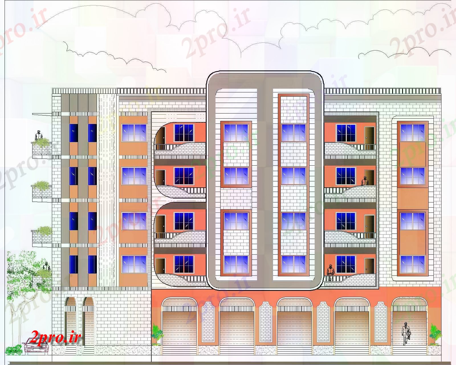 دانلود نقشه خانه در عدن، یمن 16 در 31 متر (کد61153)