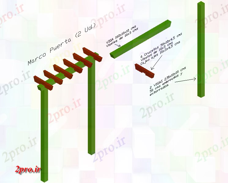 دانلود نقشه جزئیات طراحی در و پنجره  باغ  نظر طراحی درب با  مونتاژ (کد61256)