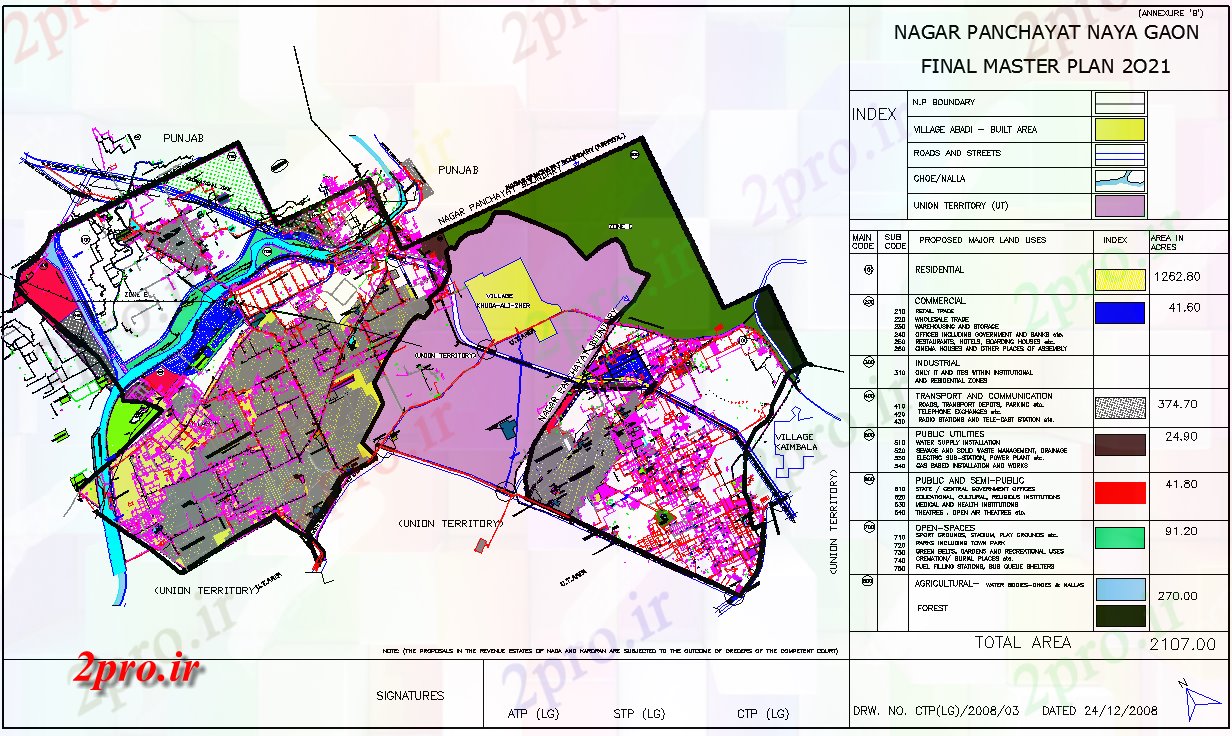 دانلود نقشه برنامه ریزی شهری ناگار نقشه از Panchayat (کد61260)