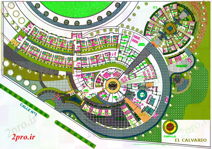 دانلود نقشه برنامه ریزی شهری مطالعه طراحی (کد61379)