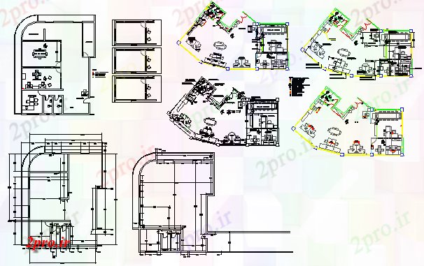 دانلود نقشه ساختمان اداری - تجاری - صنعتی پیشنهاد دفتر طراحی 8 در 19 متر (کد61569)