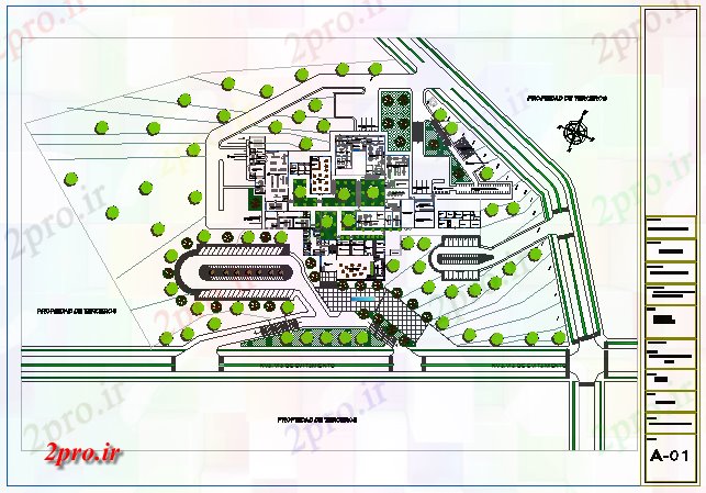 دانلود نقشه کارخانه صنعتی  ، کارگاه محوطه سازی طراحی طرحی های صنعتی  طراحی پیچیده (کد61783)