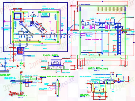 دانلود نقشه کارخانه صنعتی  ، کارگاه تانکر هواپیما (کد61901)