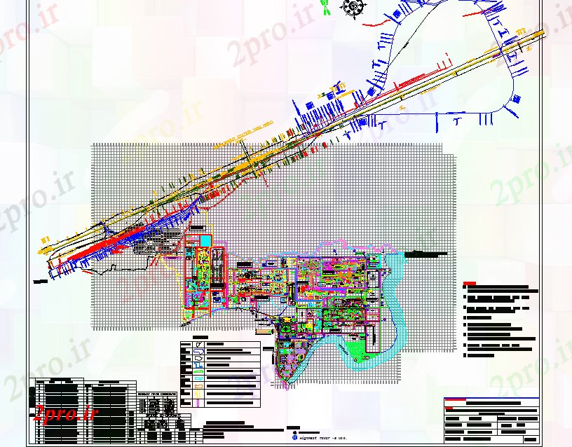 دانلود نقشه کارخانه صنعتی  ، کارگاه ترکیبی طرحی جامع سریکلا فولاد پروژه های صنعتی   (کد61966)