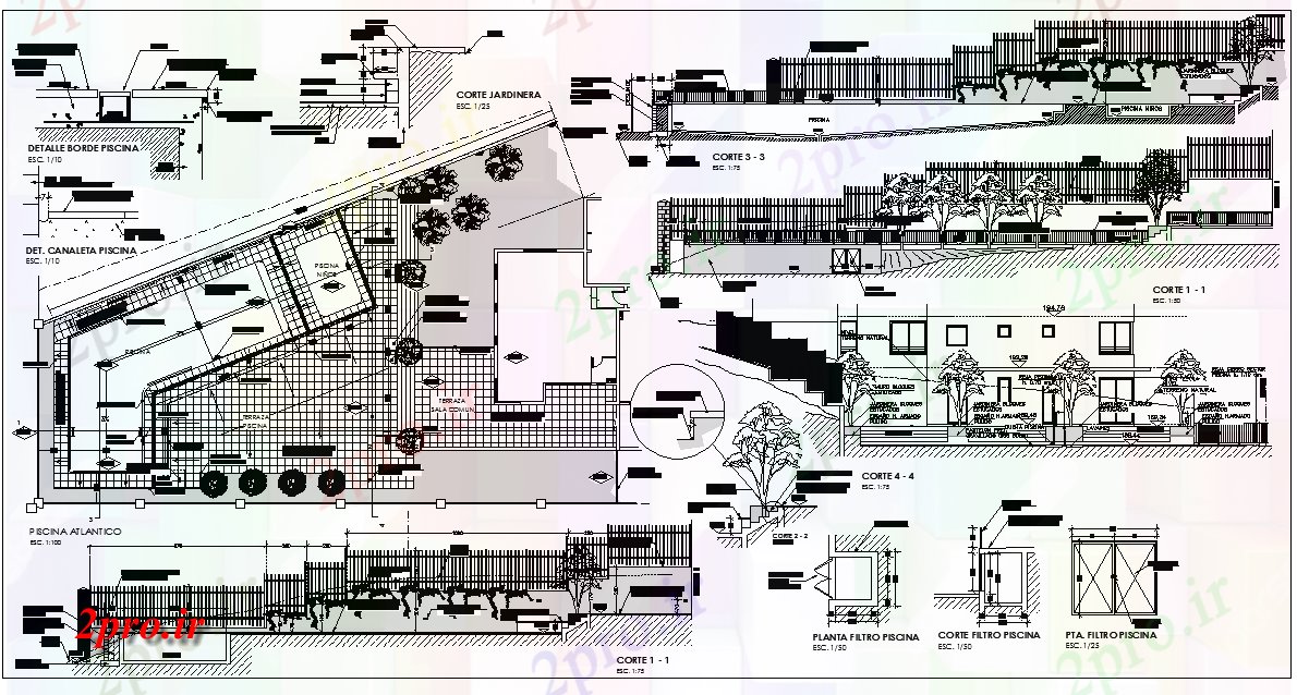 دانلود نقشه ورزشگاه ، سالن ورزش ، باشگاه  ورزشی مرکز پروژه های  (کد61996)