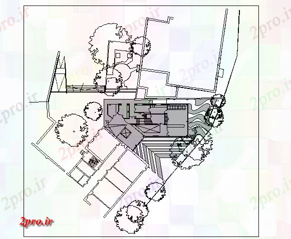 دانلود نقشه مسکونی ، ویلایی ، آپارتمان بالا رزیدنت طرحی چیدمان 31 در 78 متر (کد62008)