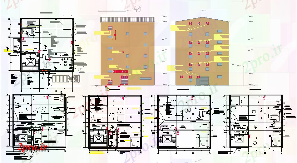 دانلود نقشه کارخانه صنعتی  ، کارگاه جو دو سر پوسته پوسته شدن تولید ساخت (کد62153)