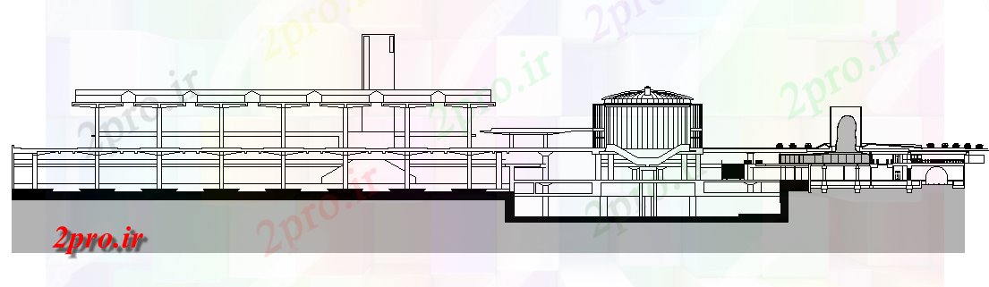 دانلود نقشه صنعت طراحی گاز و  نمای  (کد62285)