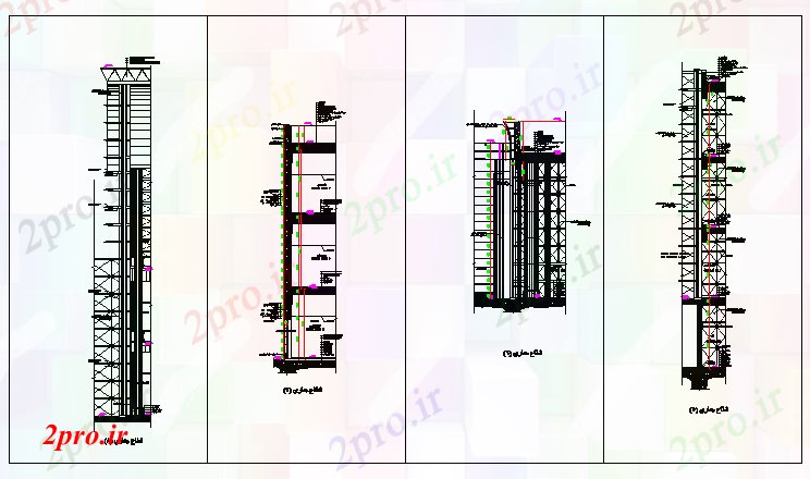 دانلود نقشه ساختمان اداری - تجاری - صنعتی شرکت طرحی ساخت و ساز ساختمان (کد62300)