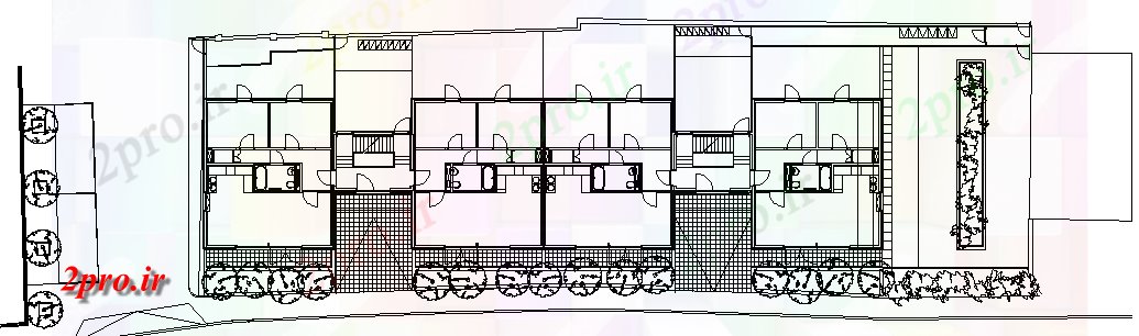 دانلود نقشه مسکونی ، ویلایی ، آپارتمان طراحی پروژه خانه 32 در 110 متر (کد62330)