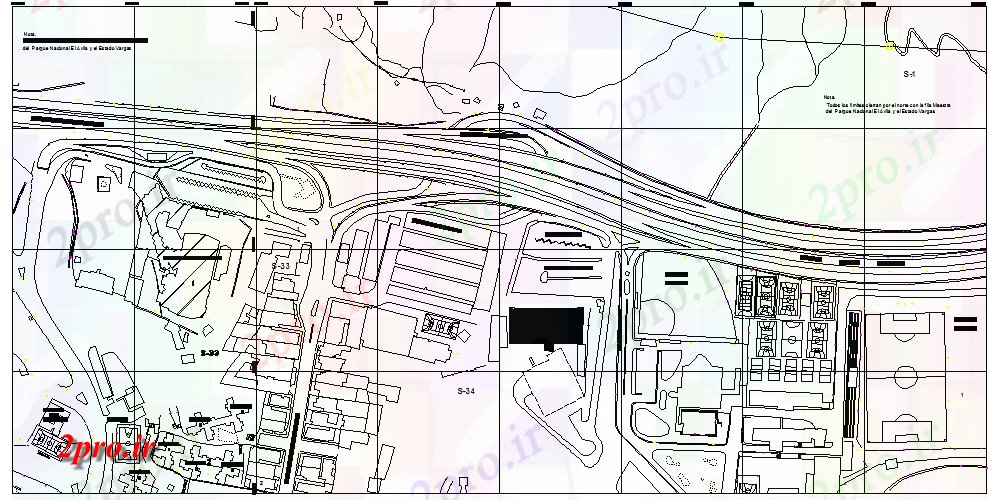 دانلود نقشه جاده و پل نقشه جزئیات طرحی جاده  (کد62420)