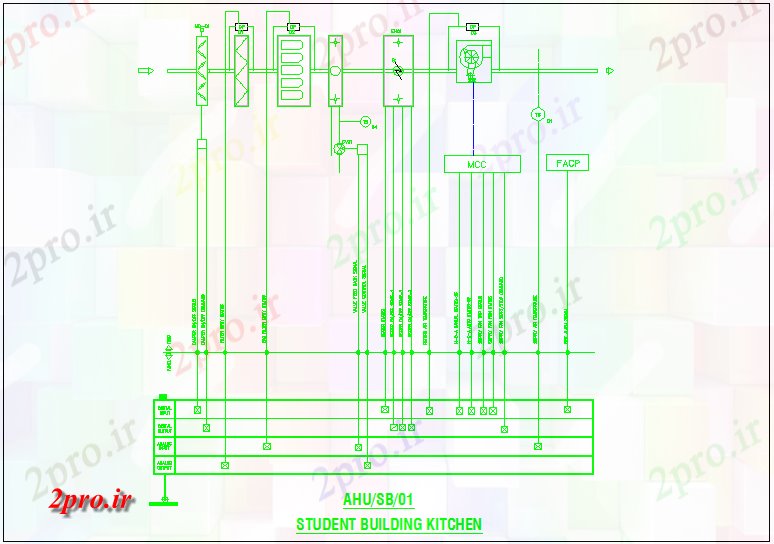 دانلود نقشه معماری دانشجو ساختمان آشپزخانه طرحی های الکتریکی (کد62532)