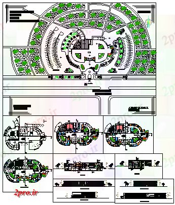 دانلود نقشه ساختمان دولتی ، سازمانی دولت طرحی ساختمان طراحی 72 در 133 متر (کد62534)