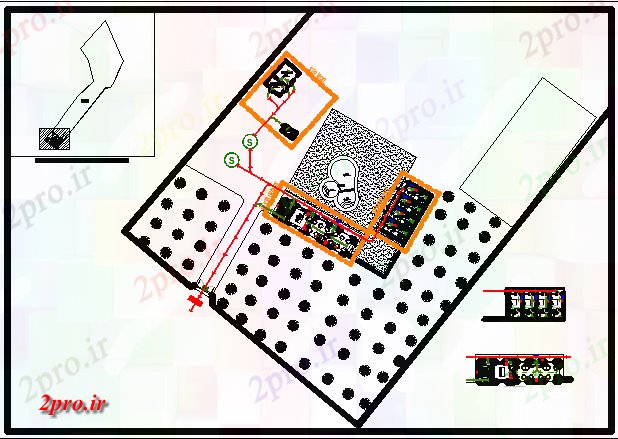 دانلود نقشه هتل - رستوران - اقامتگاه میزبانی Signscountry 5 در 21 متر (کد62538)