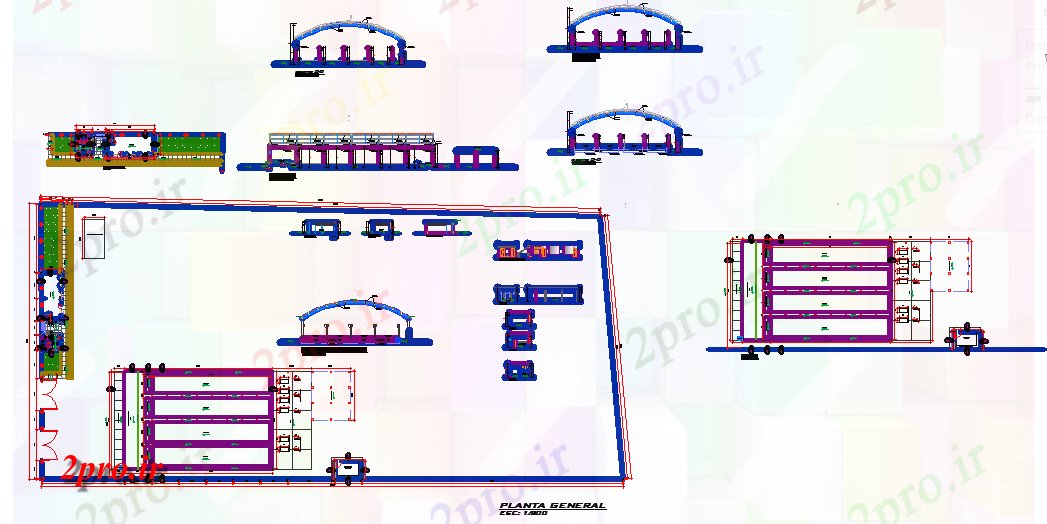 دانلود نقشه کارخانه صنعتی  ، کارگاه hielmar کارخانه یخ (کد62731)