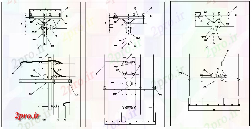 دانلود نقشه جزئیات ساختار اطلاعات ساختار شبکه توزیع (کد62755)