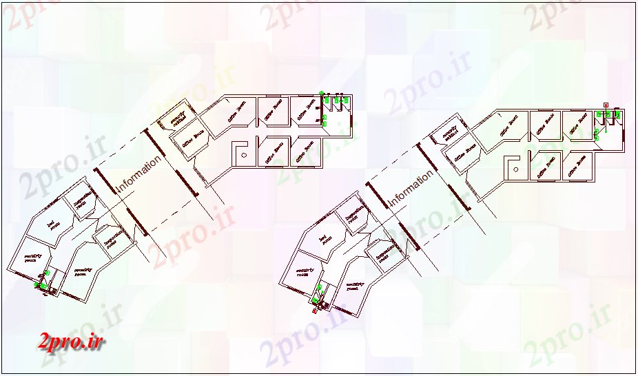 دانلود نقشه جزئیات لوله کشی دفتر اطلاعات ساخت خط آب خط    (کد62849)