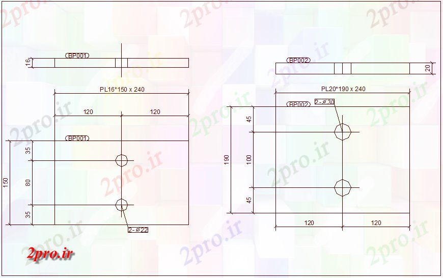 دانلود نقشه جزئیات ساختار تنها بخشی دیدگاه طراحی برای طراحی سازه (کد63060)