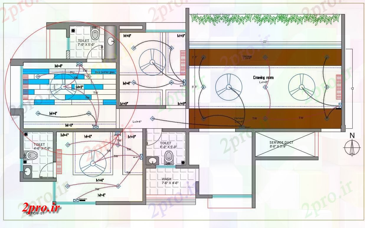 دانلود نقشه طراحی داخلی طرحی نصب و راه اندازی روشنایی سقف داخلی (کد63108)