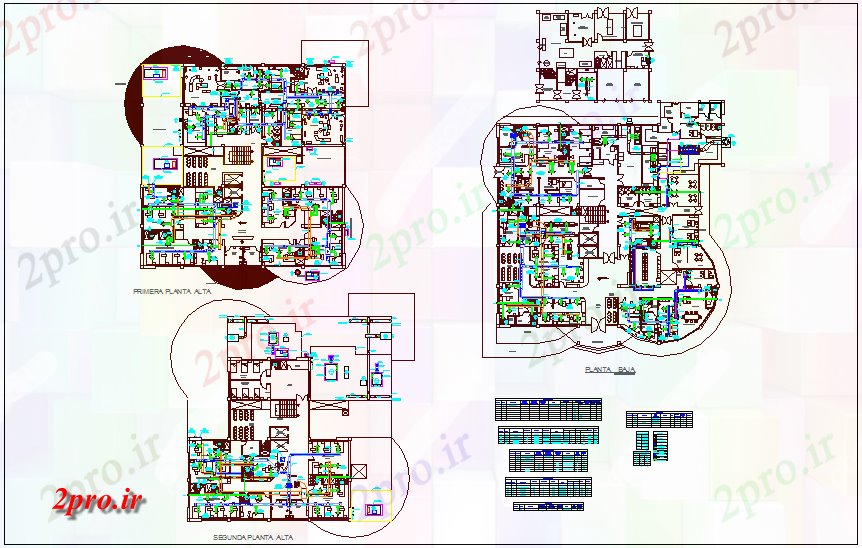 دانلود نقشه جزئیات لوله کشی طرحی کف از بیمارستان با سیستم تهویه مطبوع و جزئیات    (کد63239)